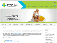 Tablet Screenshot of fyzioaktiv.cz